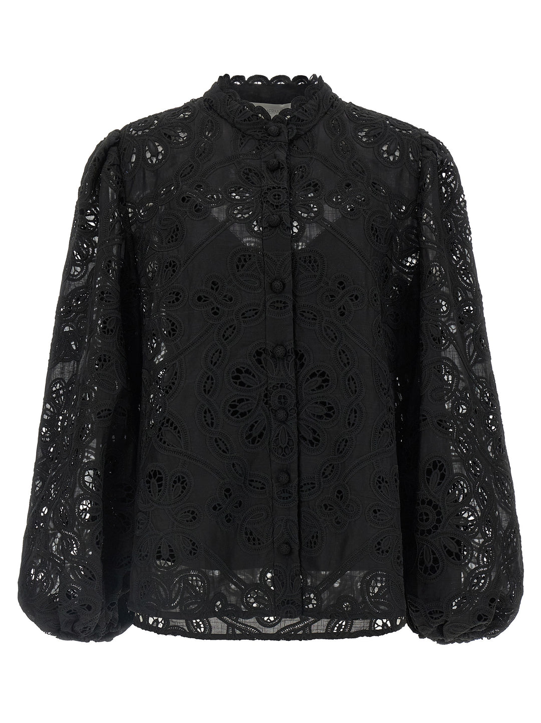 Zimmermann Rhiannon Shirt and Blouse - Black | fd10604ea1854a7434db0b238717f64aea263d19