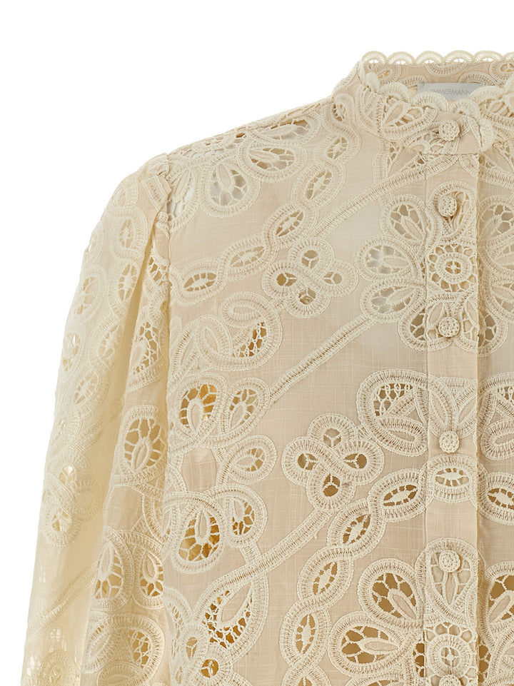 Zimmermann Rhiannon Shirt and Blouse - Beige | 06e7e045b0609273458524863e77d64460c48606