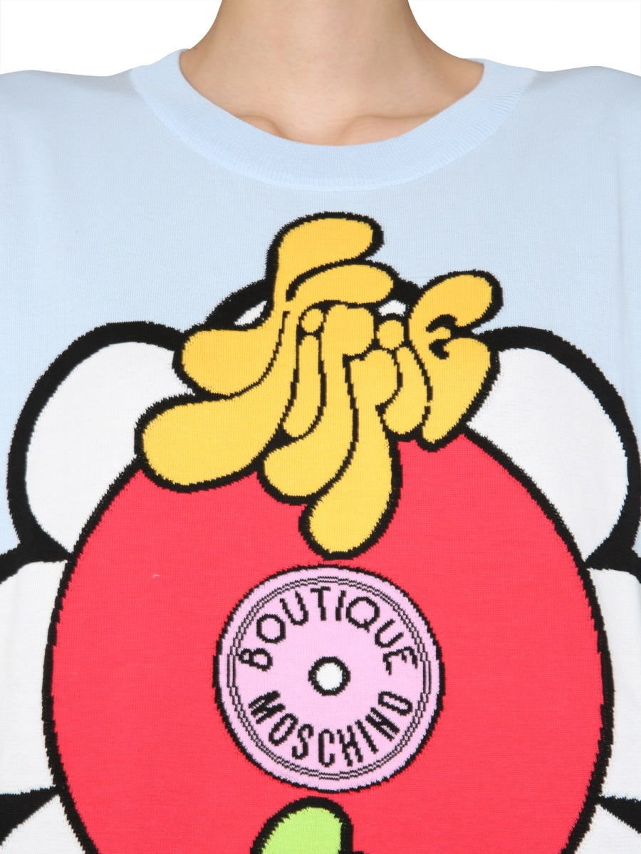 Moschino T shirts - White, Light Blue | Wanan Luxury