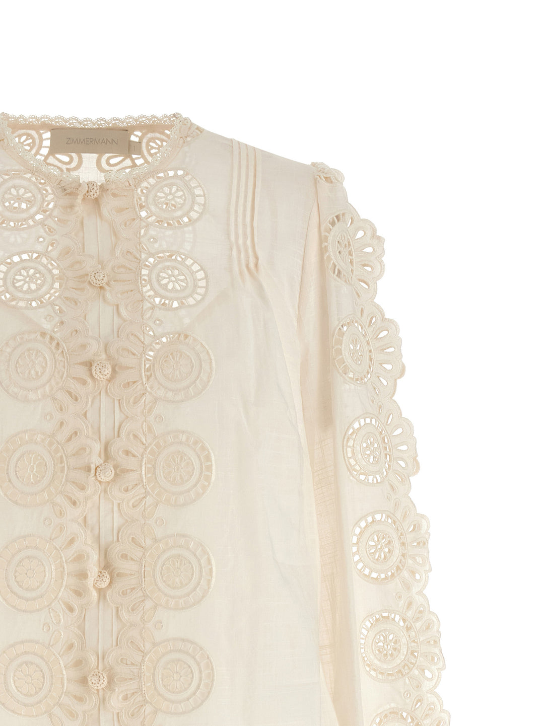 Zimmermann Lucky Shirt and Blouse - White | cf79a66d7142896c7057643773f297d40c46ebd5