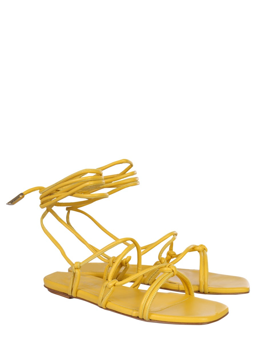 Gia Borghini Sandals - Yellow | 48e3183c20c08d0d033f02ad38d29134010fe654