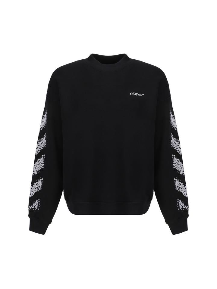 PIXEL DIAG SKATE CREWNECK