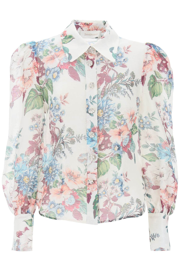 Matchmaker Shirt In Floral Organza