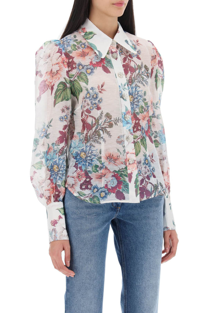 Matchmaker Shirt In Floral Organza