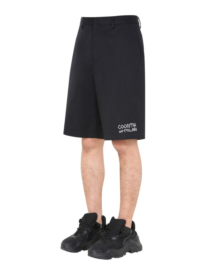 Marcelo Burlon Shorts - Black | Wanan Luxury