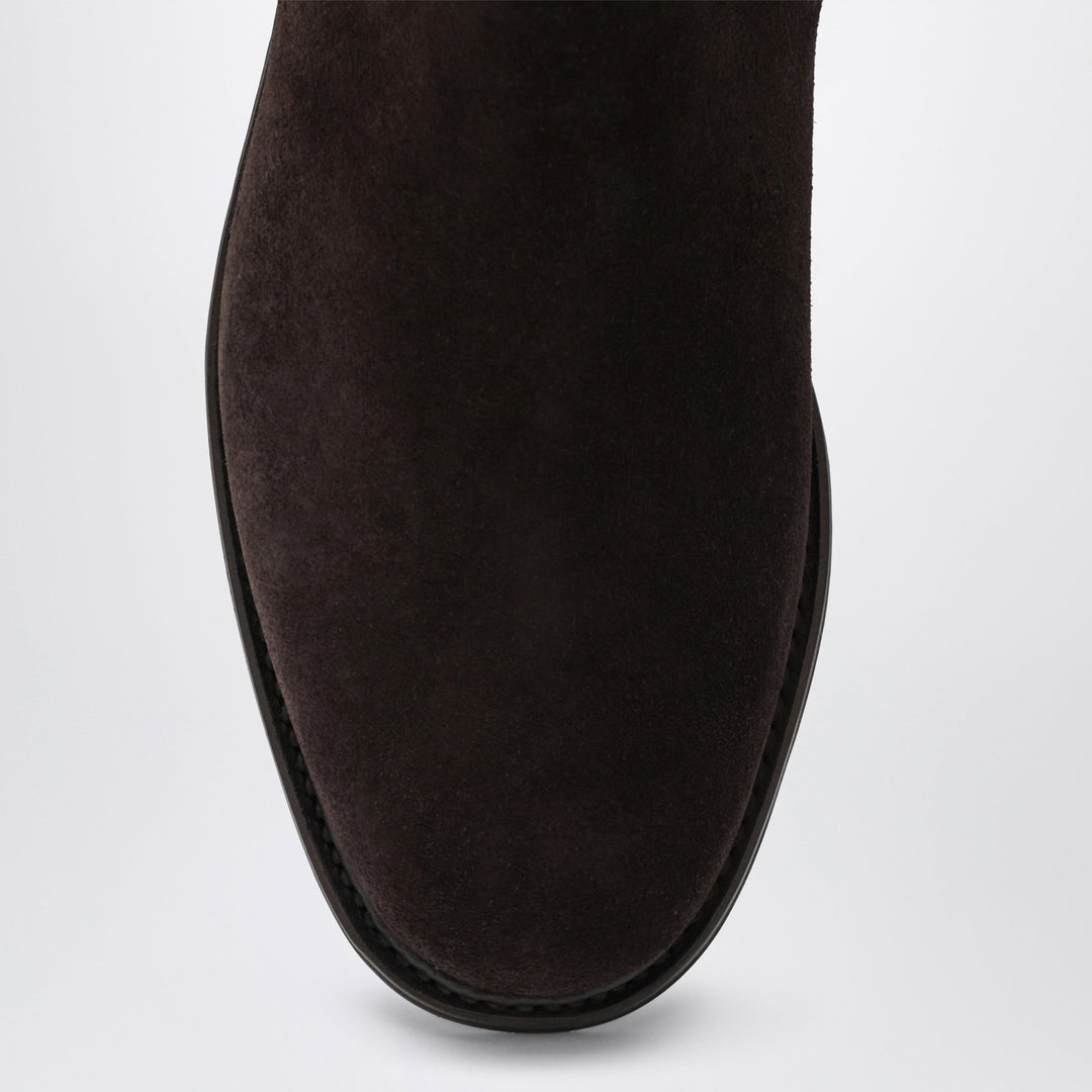 Berwick 1707 Brown Suede Chelsea Boots