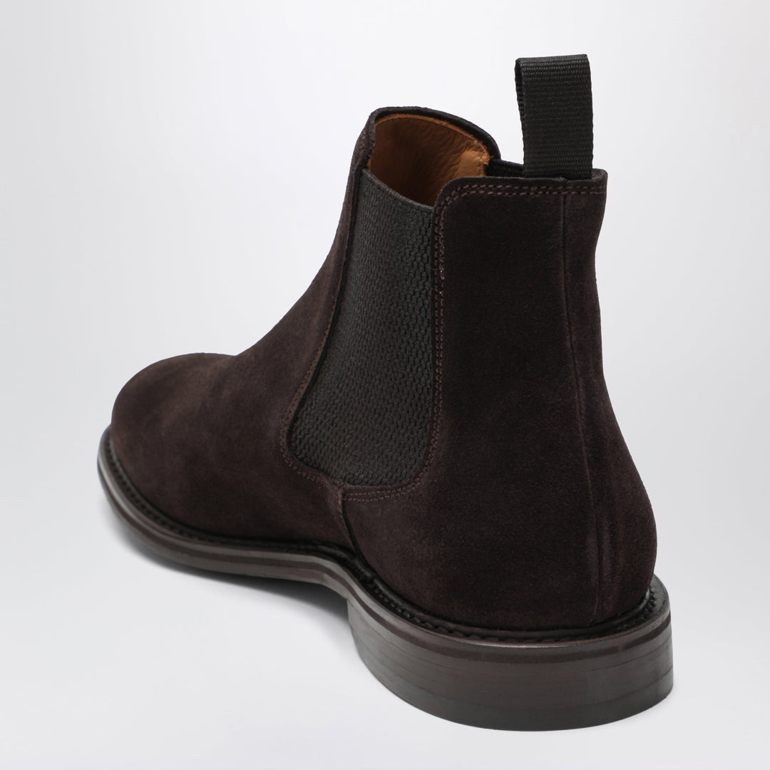 Berwick 1707 Brown Suede Chelsea Boots