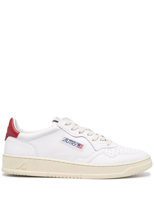 Medalist Low Man Ll21 Leather/Leather White/Red