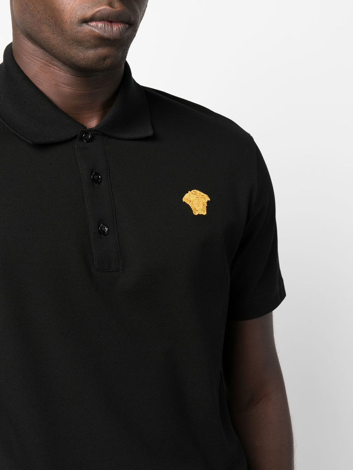 Medusa polo shirt with embroidery