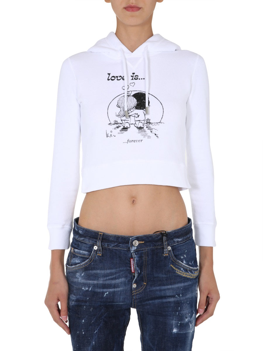 Dsquared2 Sweatshirts - White | Wanan Luxury