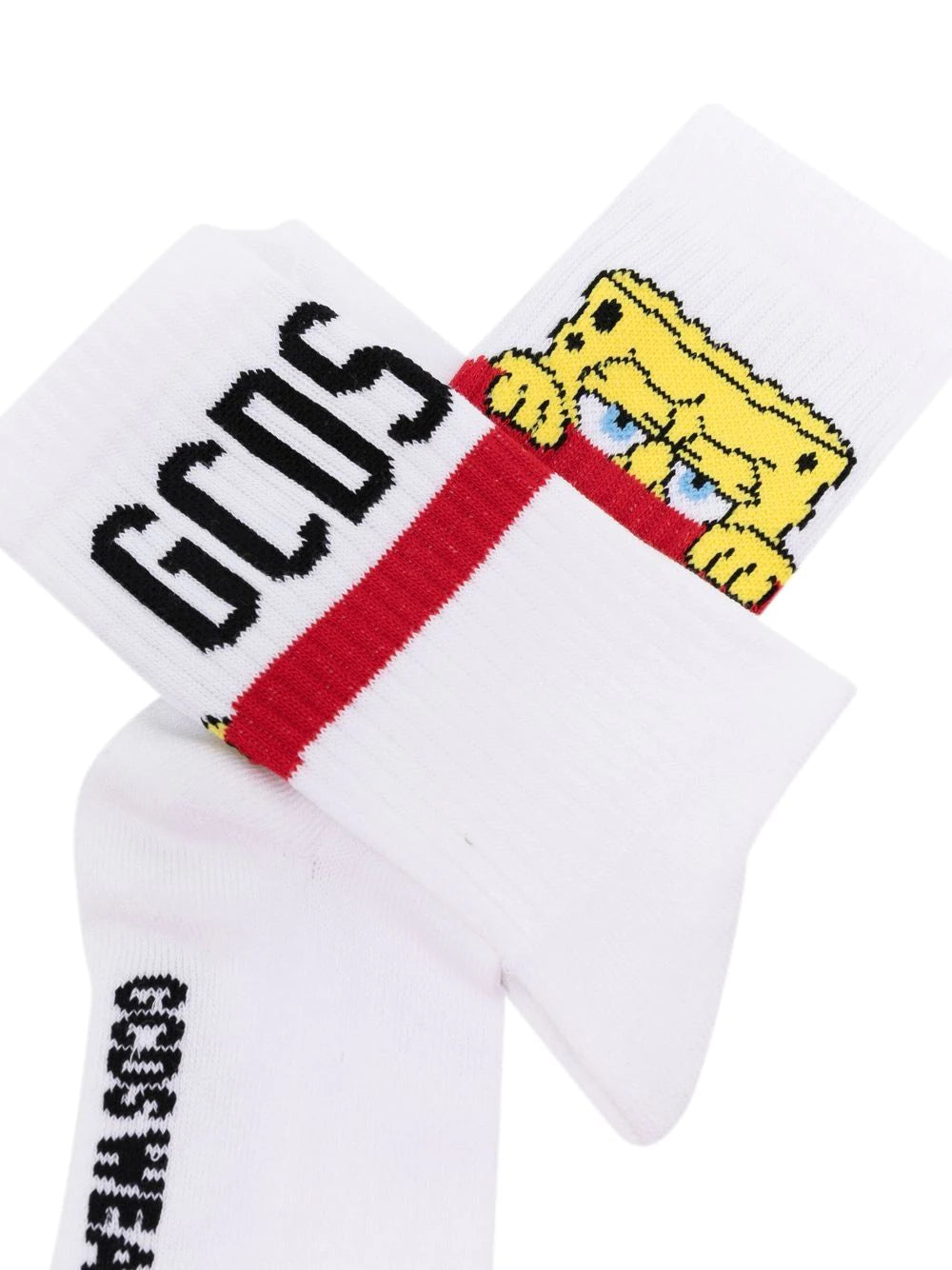 embroidered cotton socks