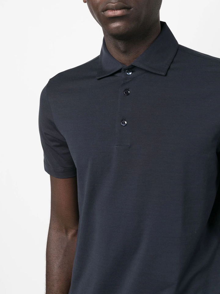 Short-sleeved polo shirt