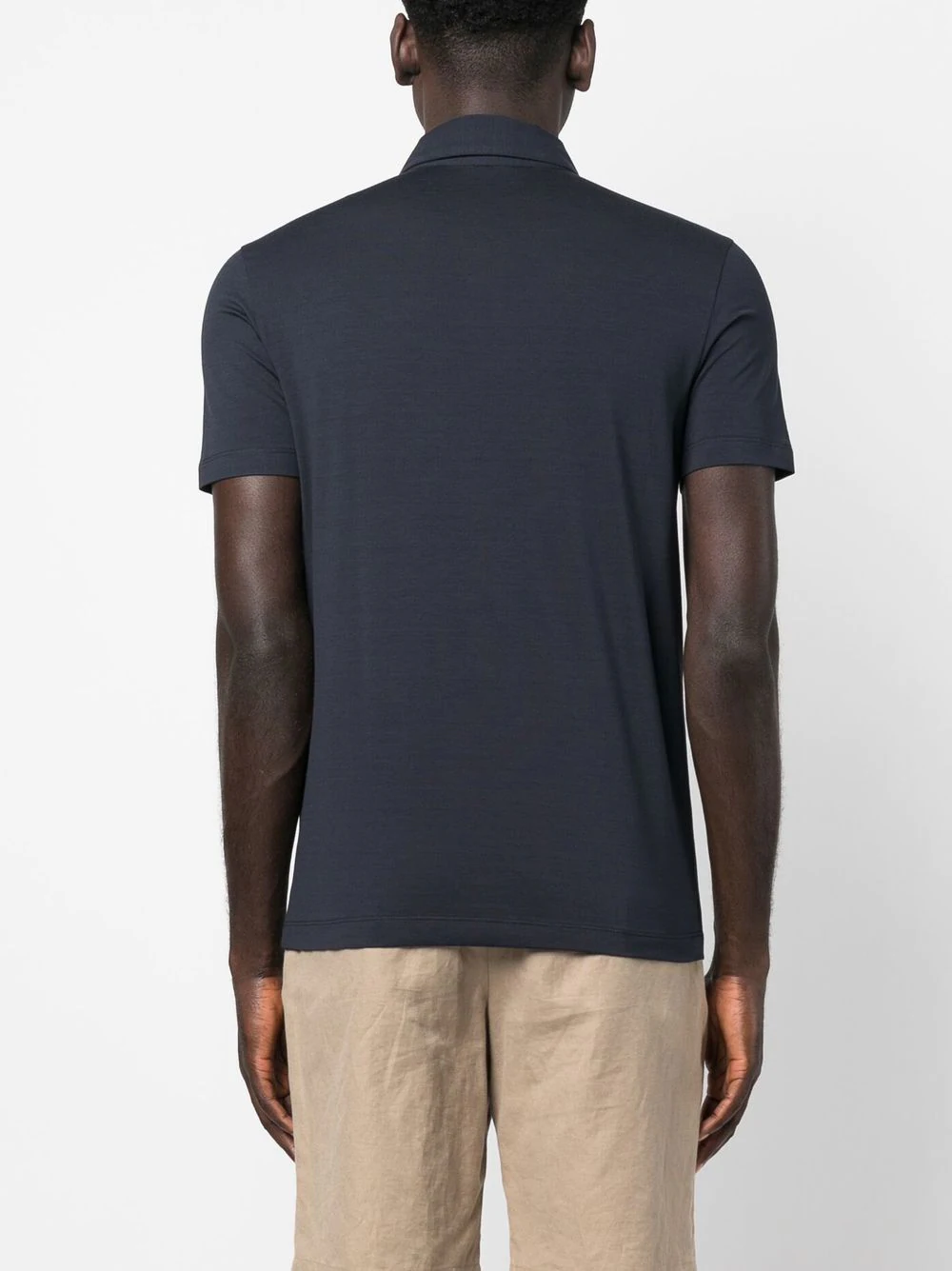 Short-sleeved polo shirt