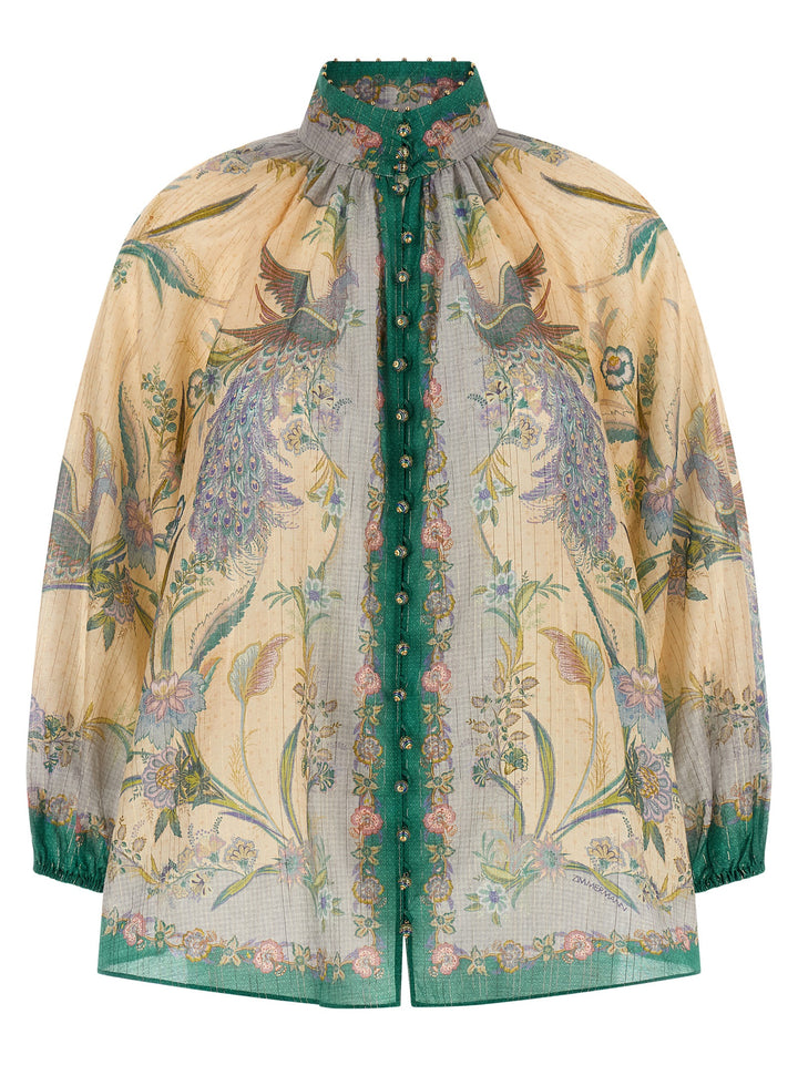 Zimmermann Indra Shirt and Blouse - Multicolor | 9571e5d3cab52c825d2b18732440d4ee2a4321c4