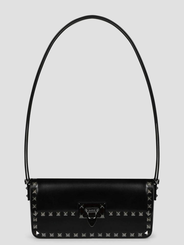 Rockstud23 Shoulder Bags Black