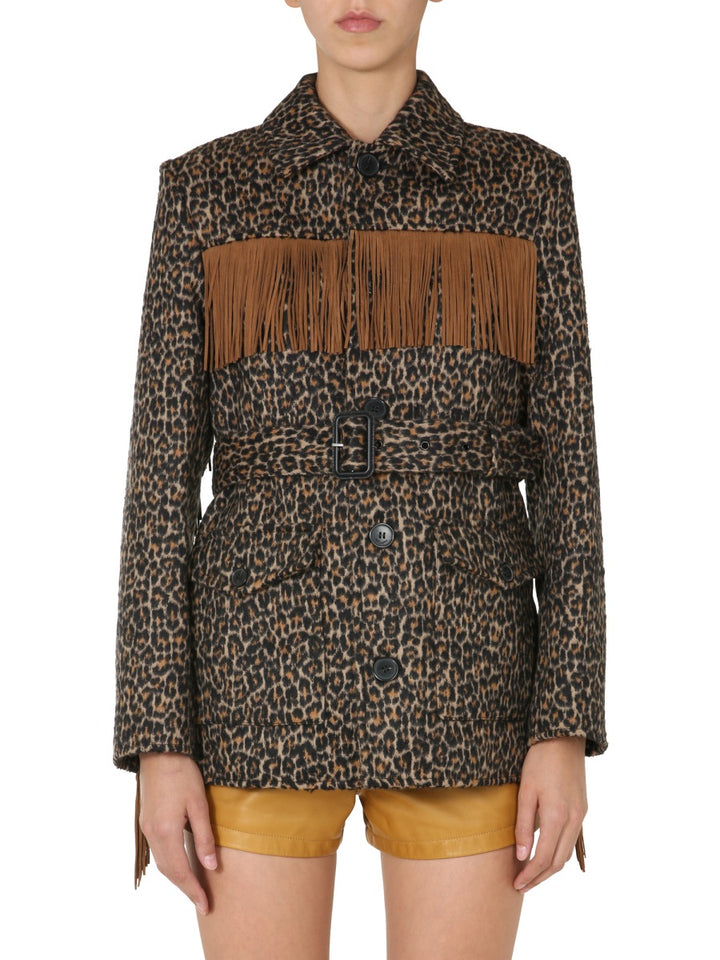 Saint Laurent Jackets - Animalier | 684b8ded36a24a70adbf31df212a35d4ce26a630