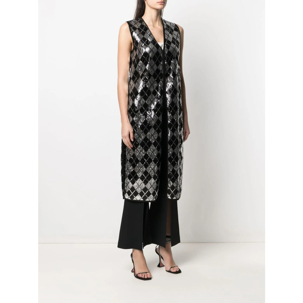 Charlott Waistcoats - Silver, Black | 8f03376775f833e935acce8d29f65f51222db7ba