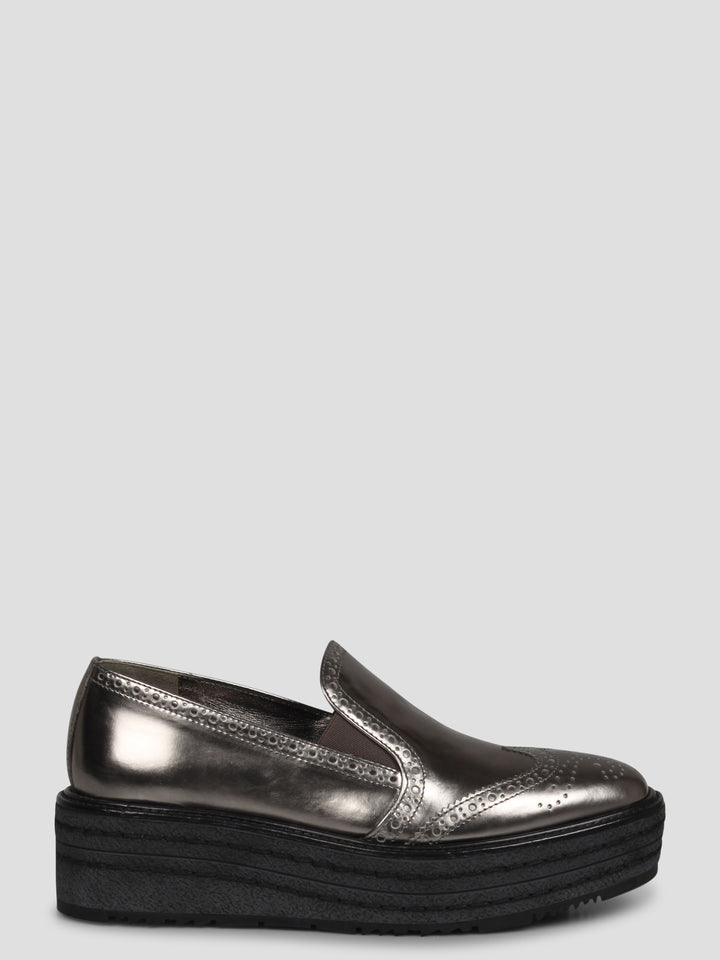 Specchio leather slip on