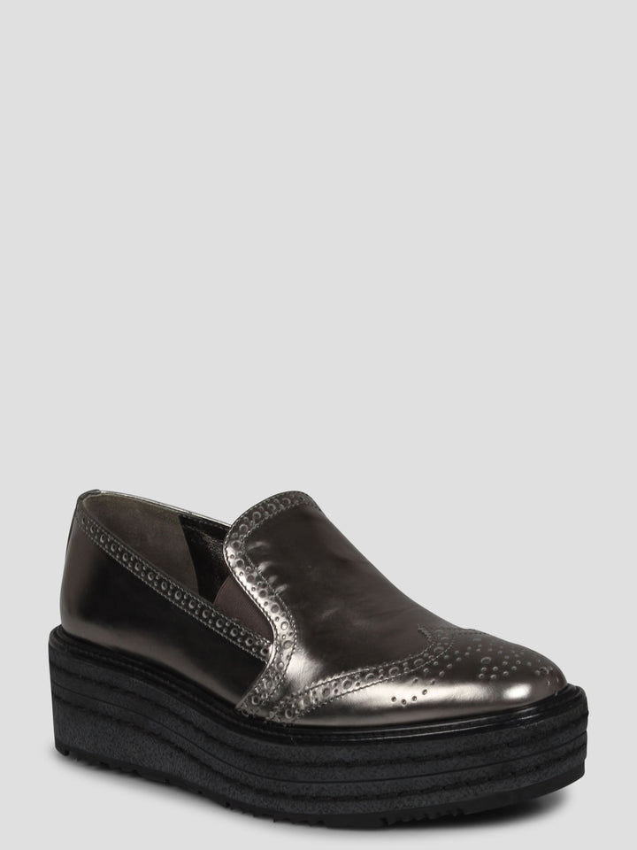 Specchio leather slip on