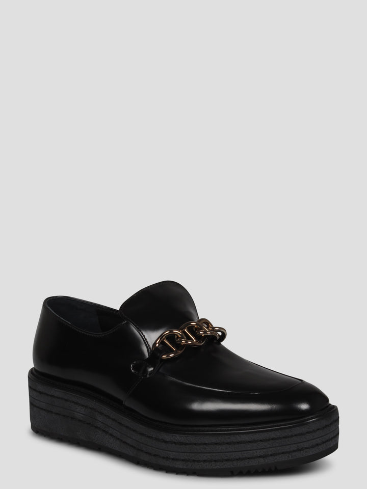 Spazzolato leather loafers