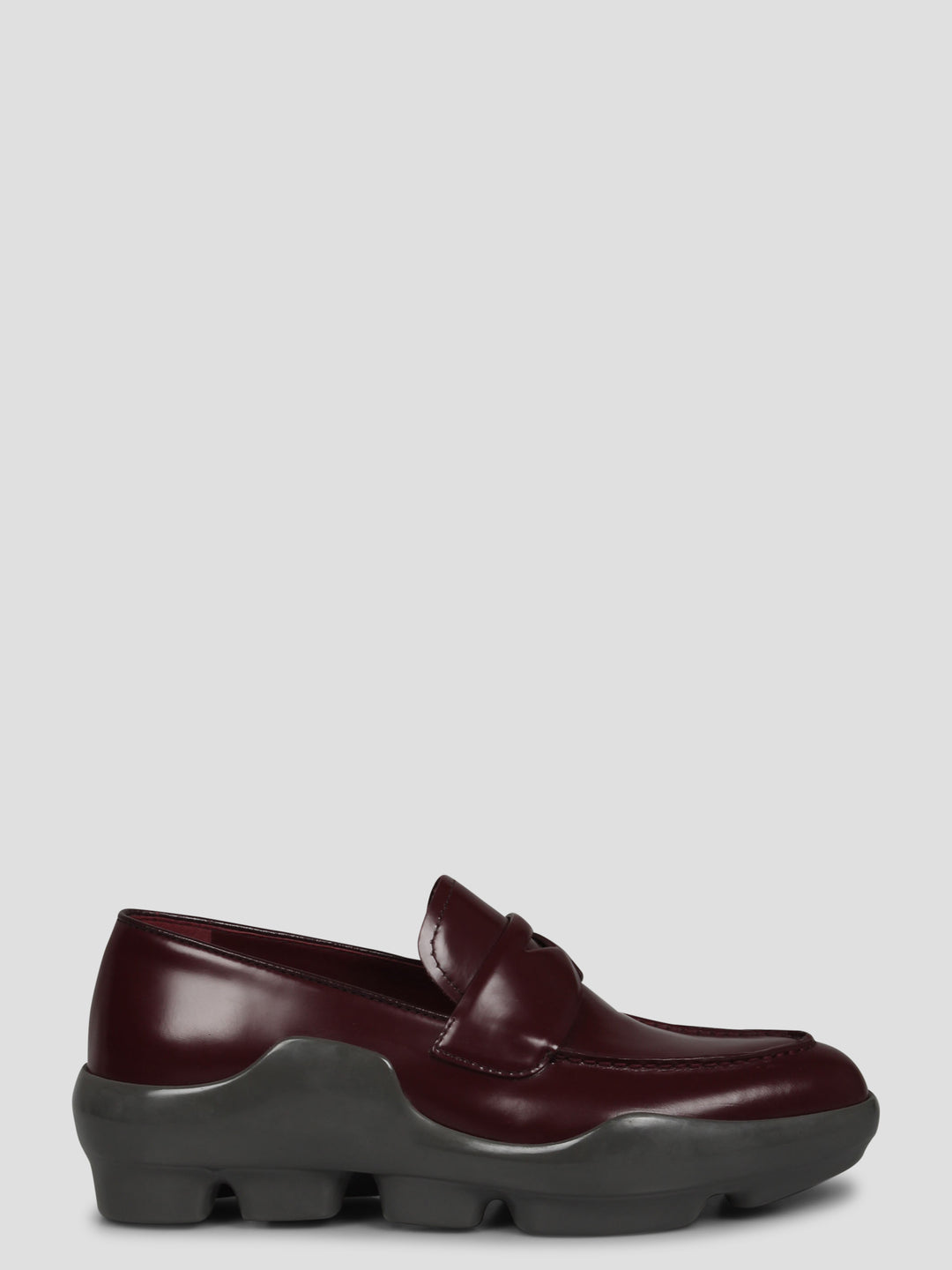 Spazzolato leather loafers