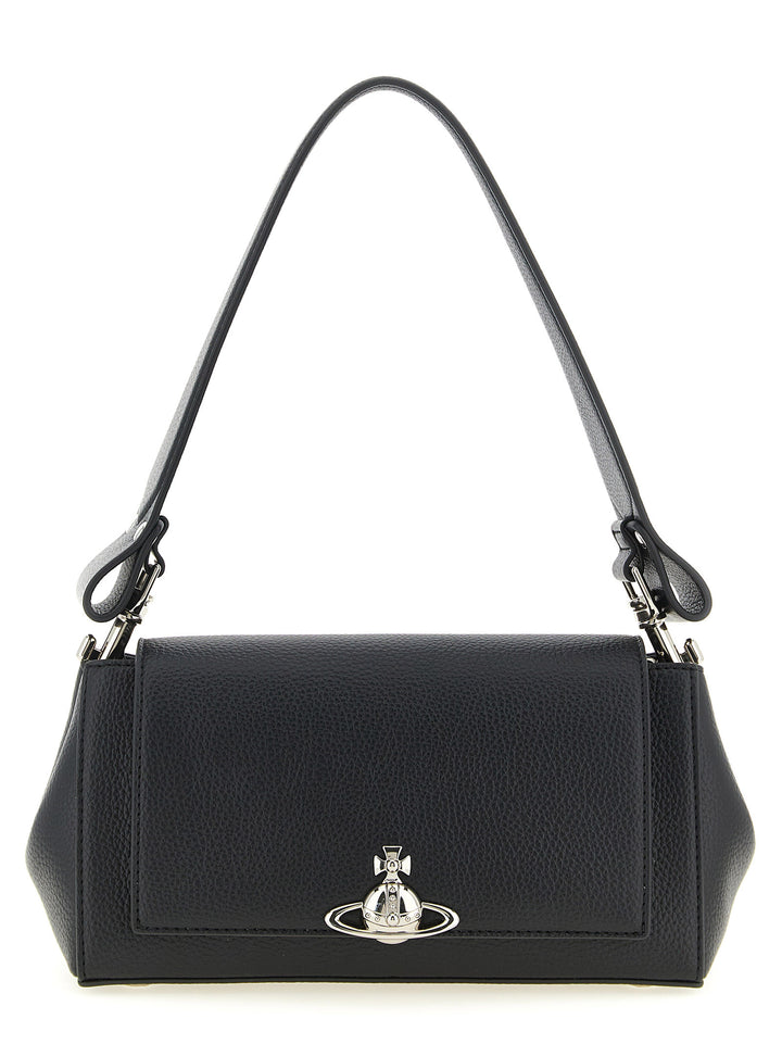Vivienne Westwood Hazel Shoulder Bags - Black | 4945295fd27fca0c97a01940c2710ce119ec3ad7