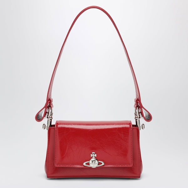 Hazel Small Red Leather Bag