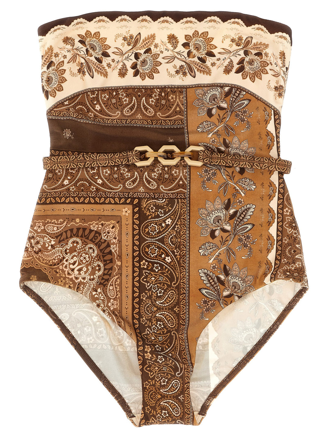 Zimmermann Lucky Bandeau Beachwear - Brown | 133eea694943f5e1861ce4923037af67fabe7cb7