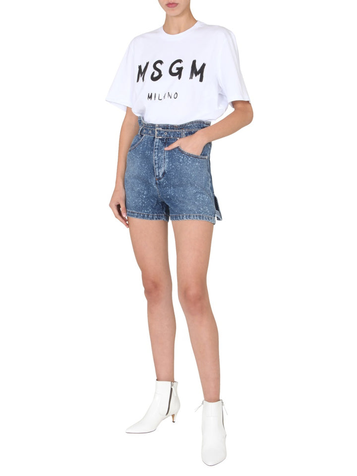 MSGM Shorts - Blue | Wanan Luxury