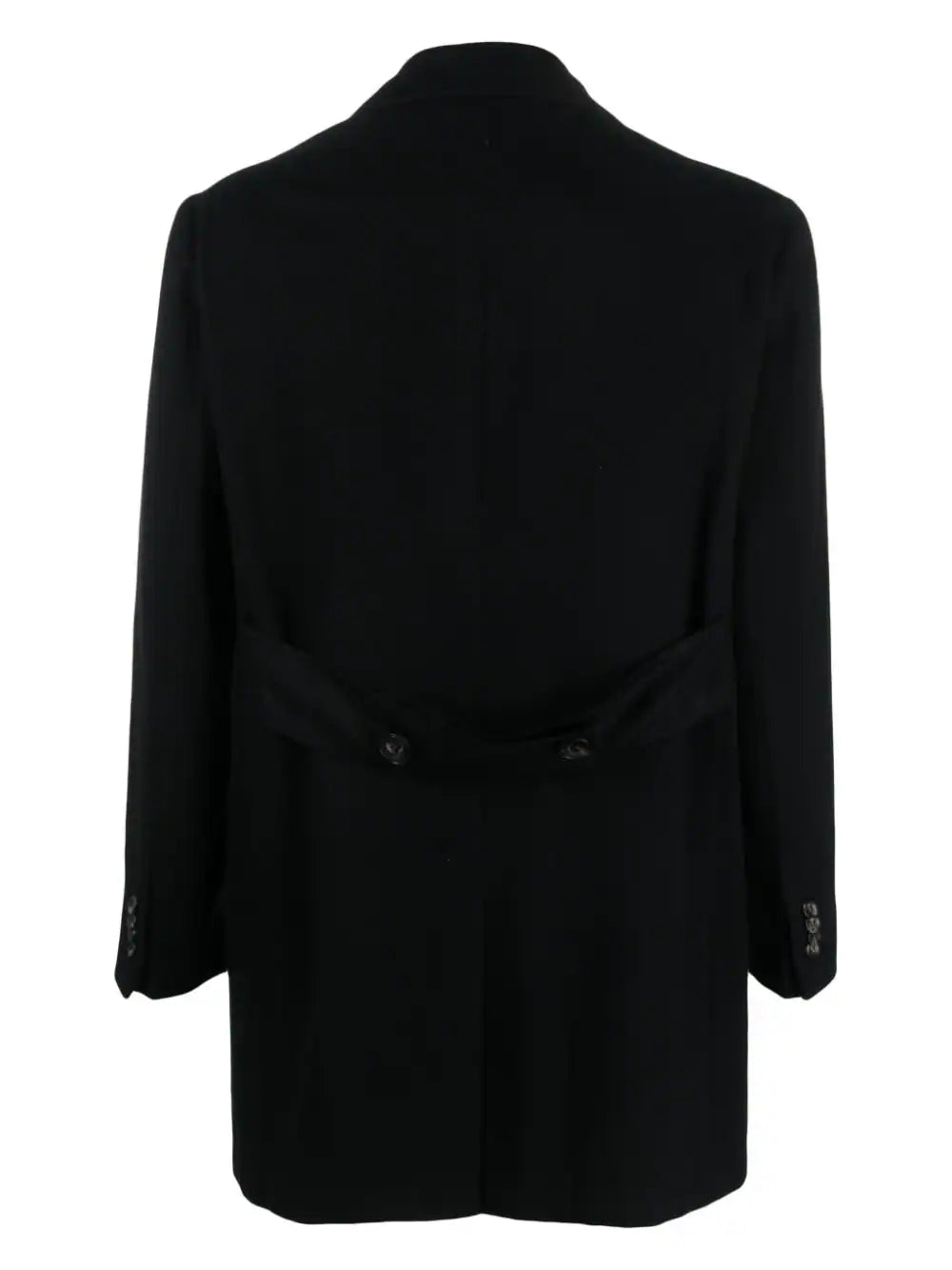 Single-breasted cashmere coat