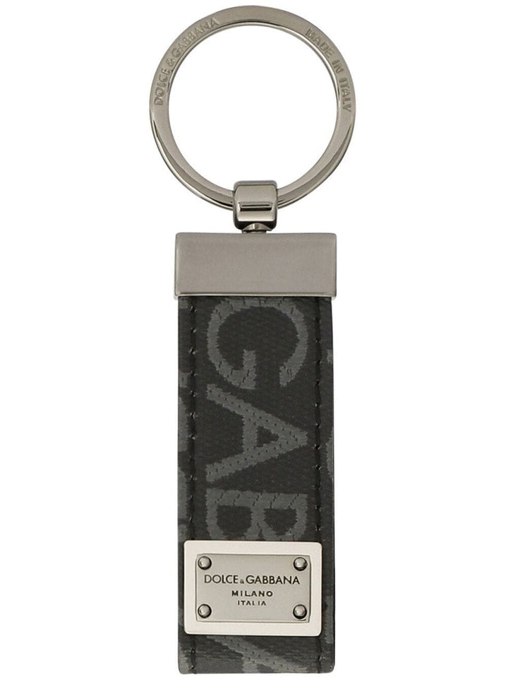 keychain with jacquard logo