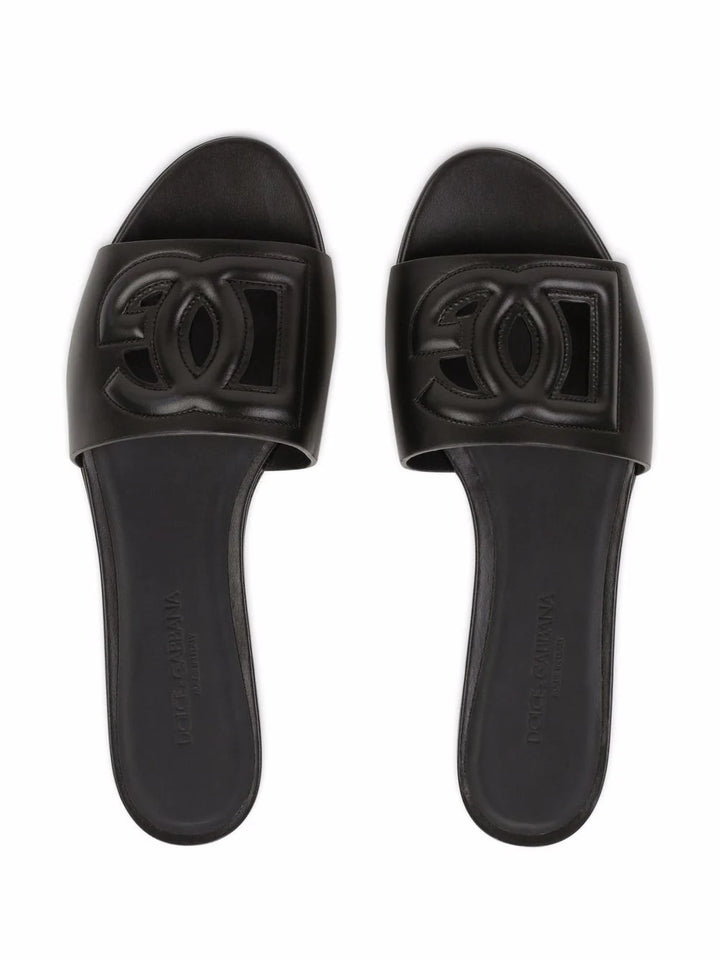 DG Millennials slide sandals with logo