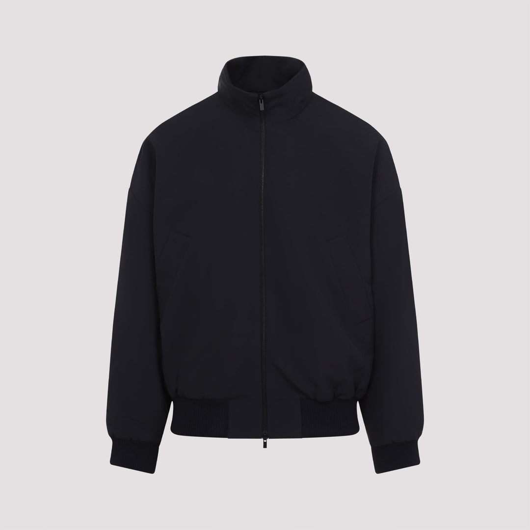 High Neck Track Jacket Jackets Blue