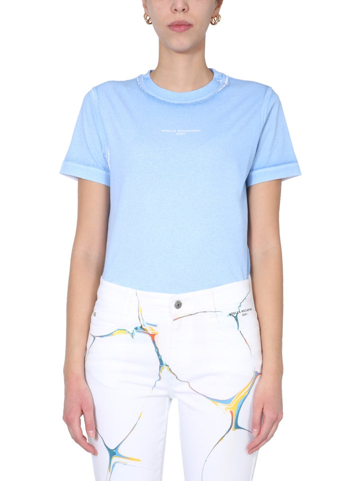 Stella McCartney T shirts - Light Blue | Wanan Luxury