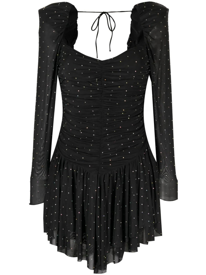 Dress with rhinestones