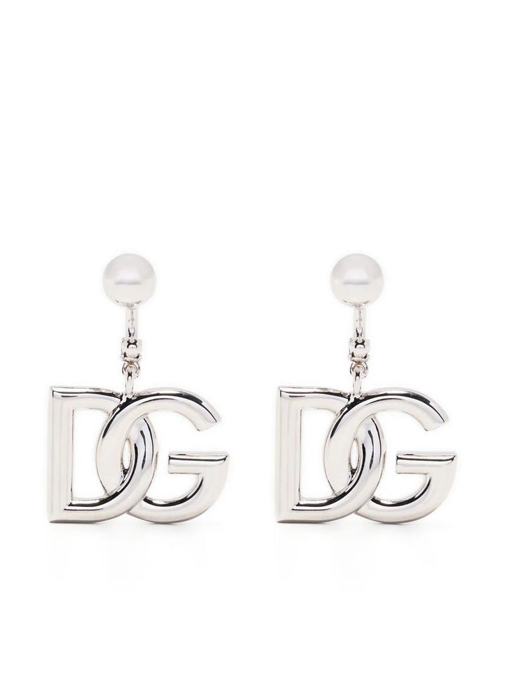 KIM DOLCE&GABBANA pendant earrings with logo