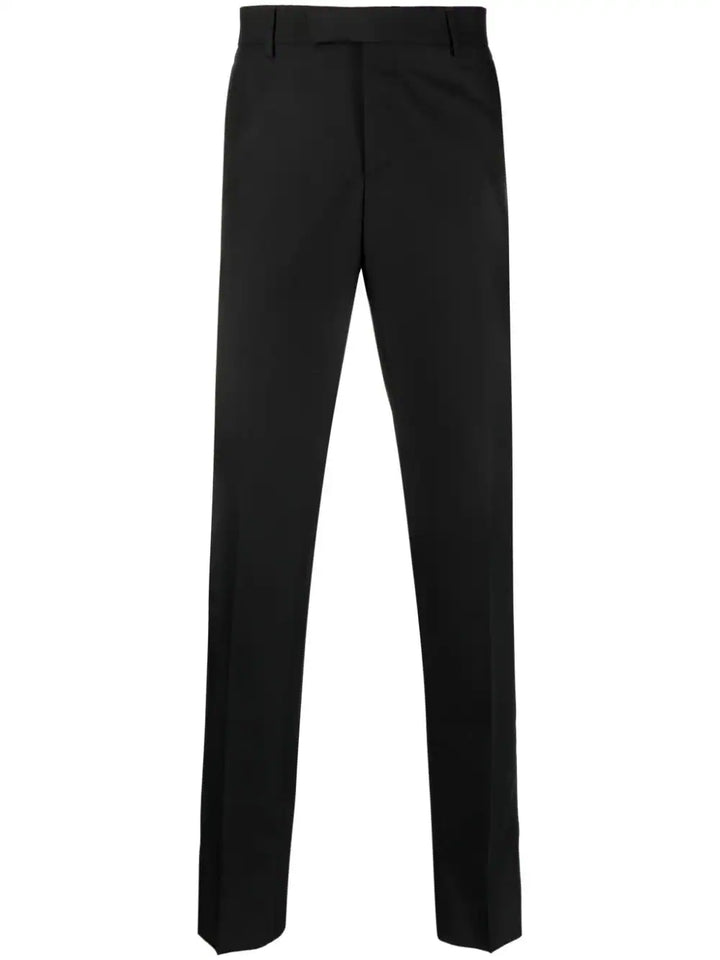 Mid-rise tailored trousers