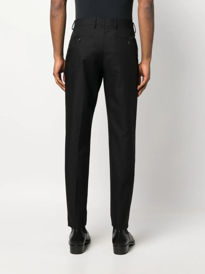 Mid-rise tailored trousers