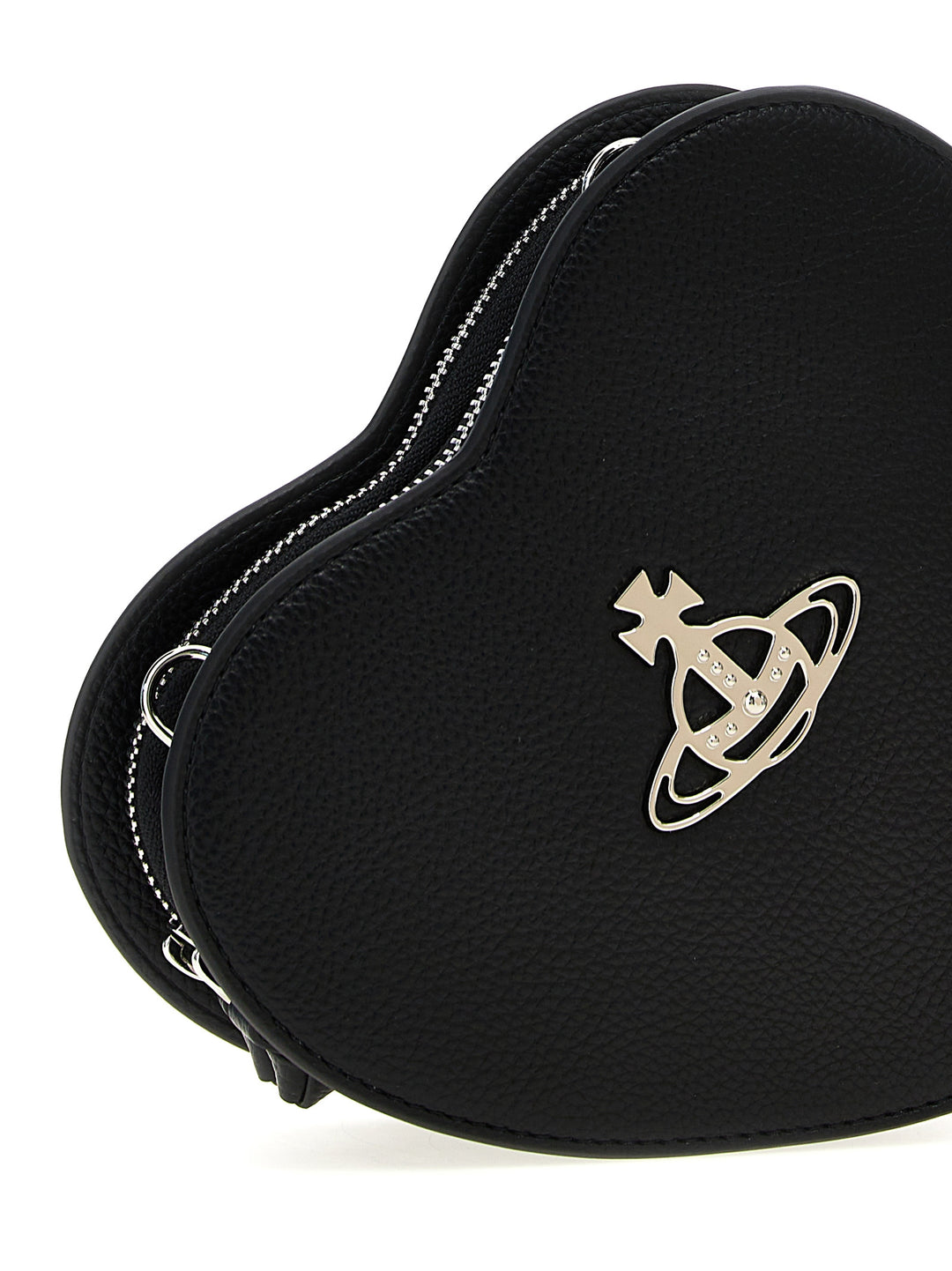 Louise Heart Crossbody Bags Black