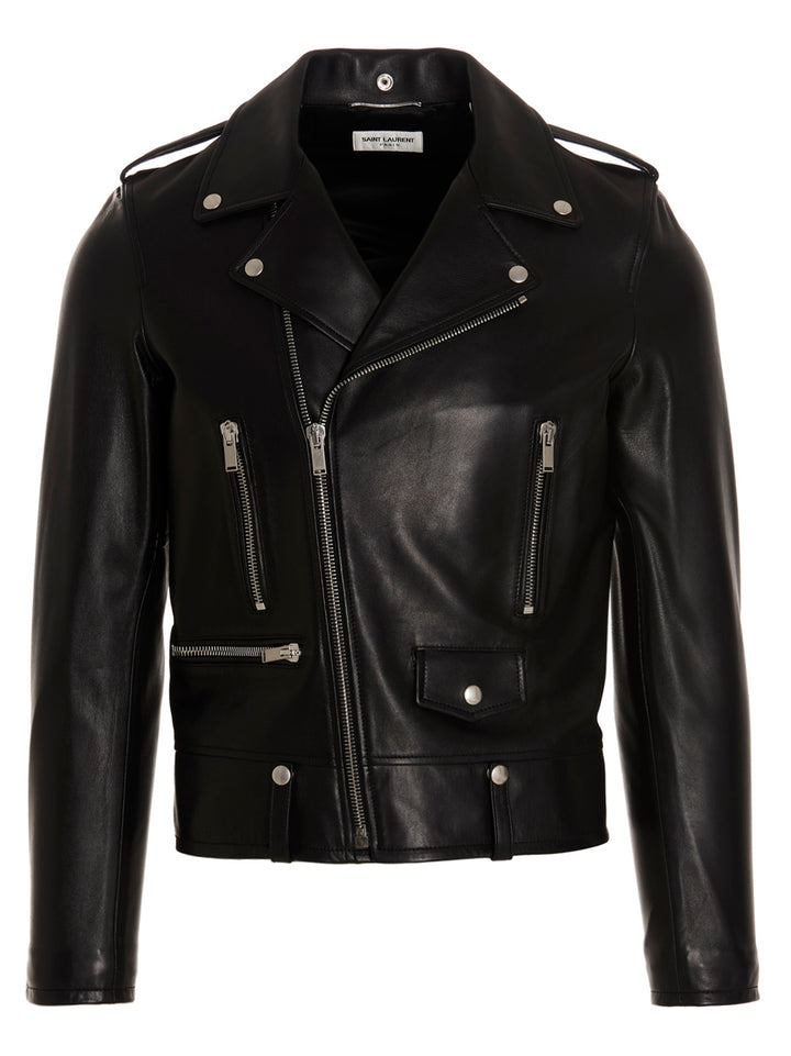 Classic Motorcycle Casual Jackets, Parka Black