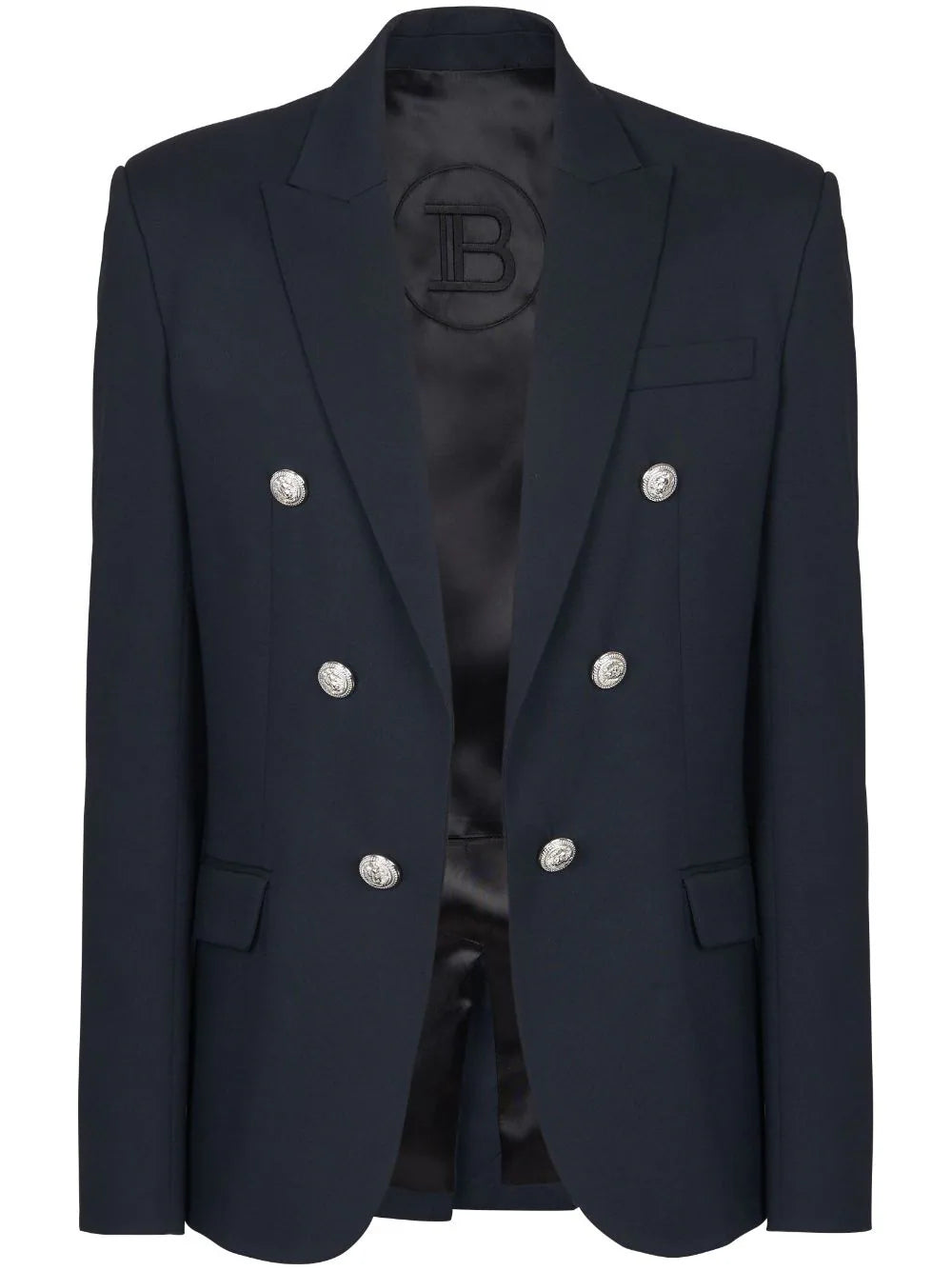 Blazer with button detail