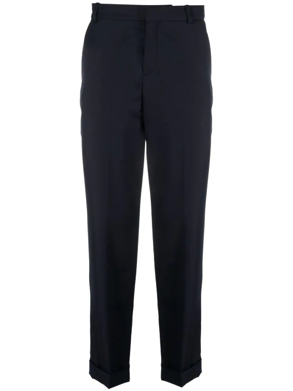 Straight cropped trousers