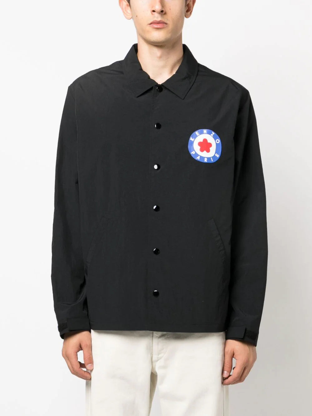 Kenzo Target print shirt jacket