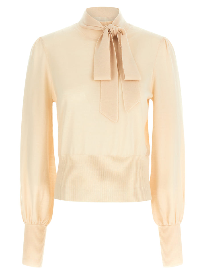 Zimmermann Pussybow Sweaters and Cardigans - Beige | 2ba693bf0ecf6f44c43b2dbea1cd23a57da7f79e