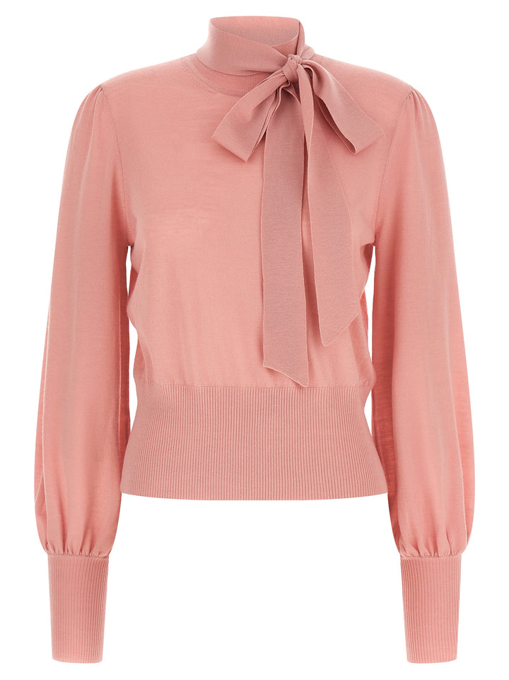 Zimmermann Pussybow Sweaters and Cardigans - Pink | 516e1cf3006a2eb1c1122d929e8d0046eda081d8