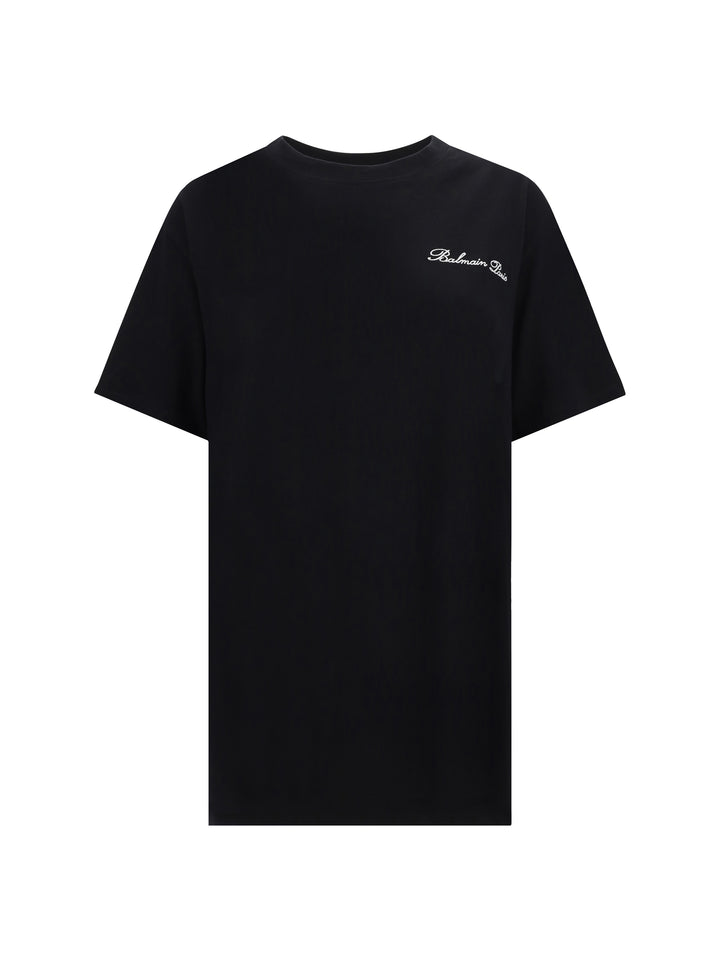 BALMAIN SIGNATURE EMB T-SHIRT - BULKY FI