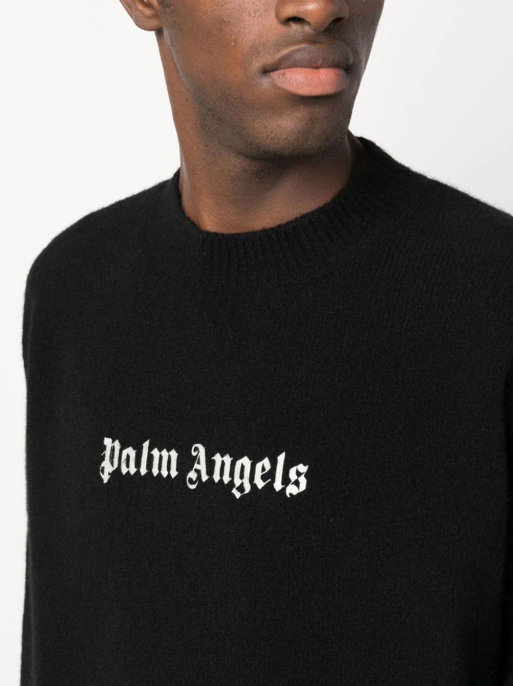 Crew-neck sweater with logo