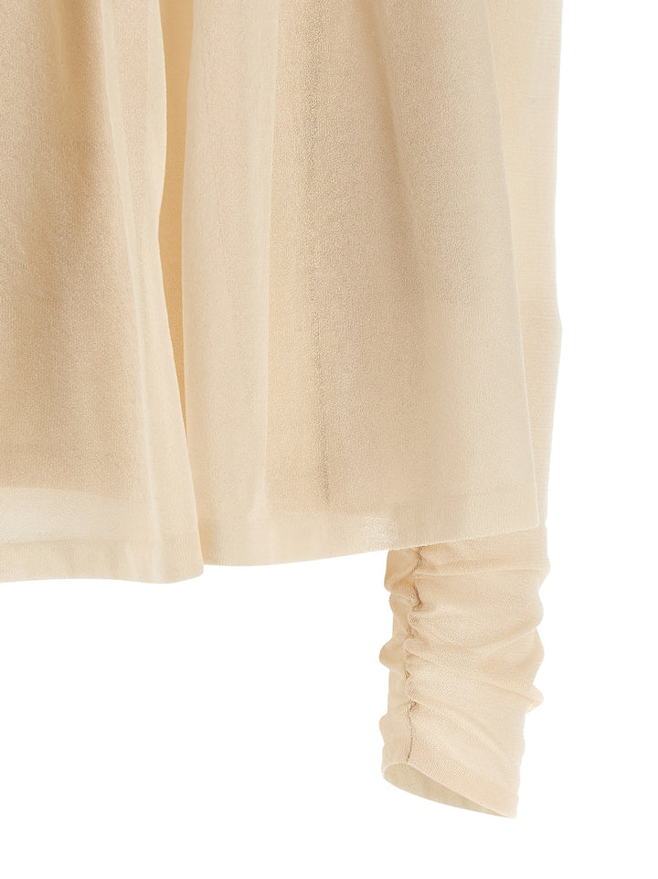 Zimmermann Hypnotic Crochet Trim Tops - Beige | 483965eb65a668a73afd5f3c6f74d11442c9034e