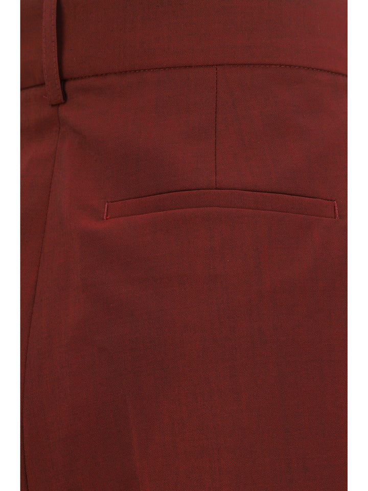 WIDE LEG SINGLE PLEATED TAILORED TROUSER