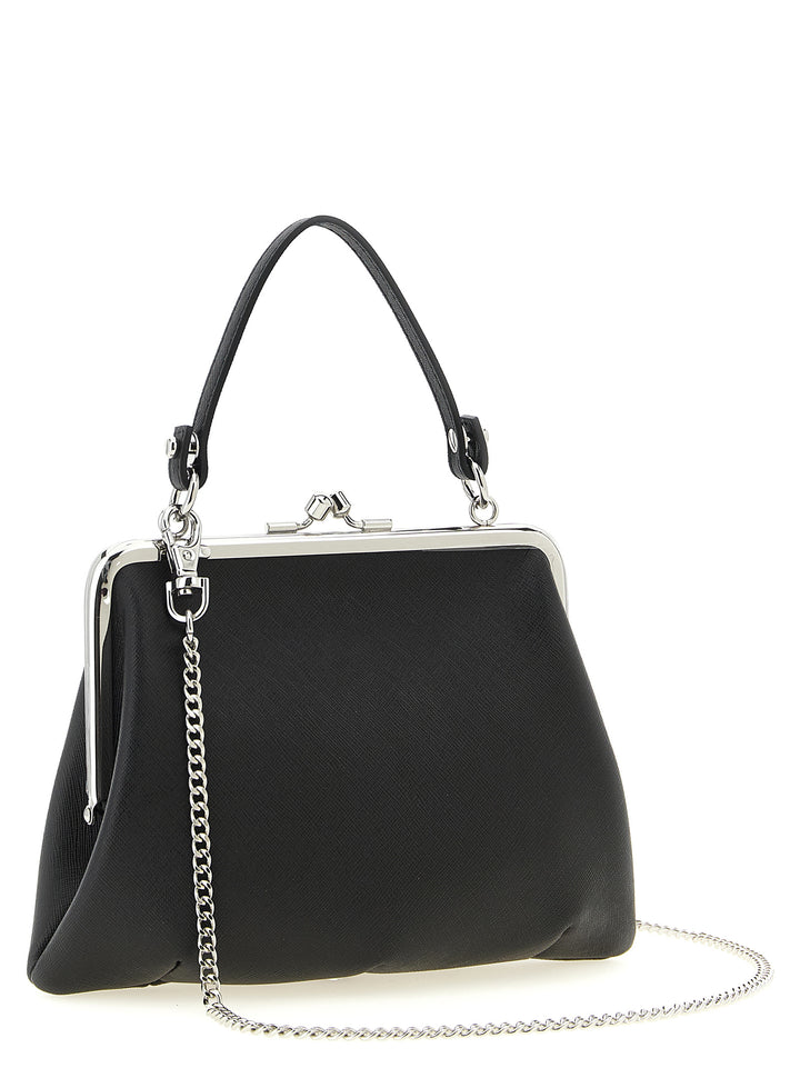 Vivienne Westwood Granny Frame Hand Bags - Black | 19b8f7ae7337061de8577417da99141dd6bdeb25
